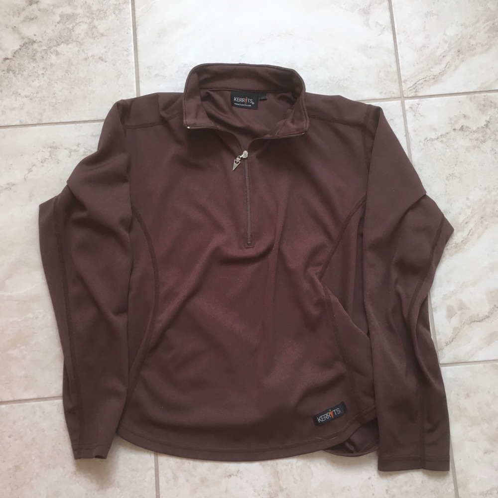 Long sleeve Kerrits top. EUC. Brown. Medium.